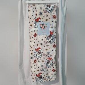 🎄 Holly Jolly Vibes Santa Claus Throw Blanket 🎅